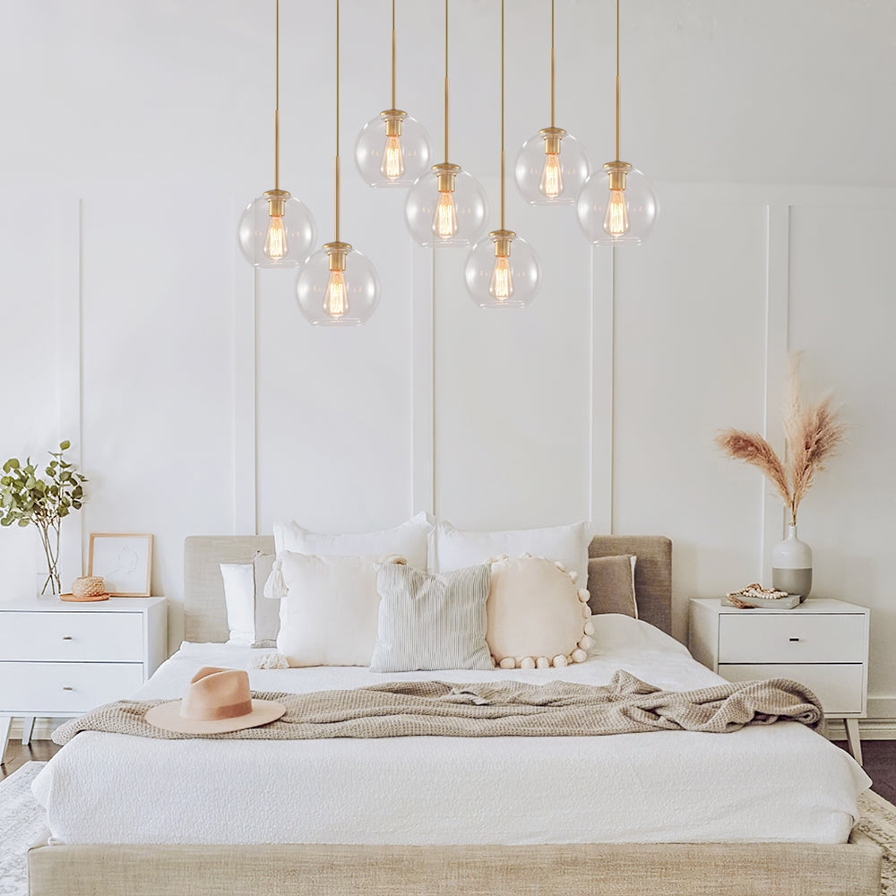 Elsie | Glass Globe Chandelier