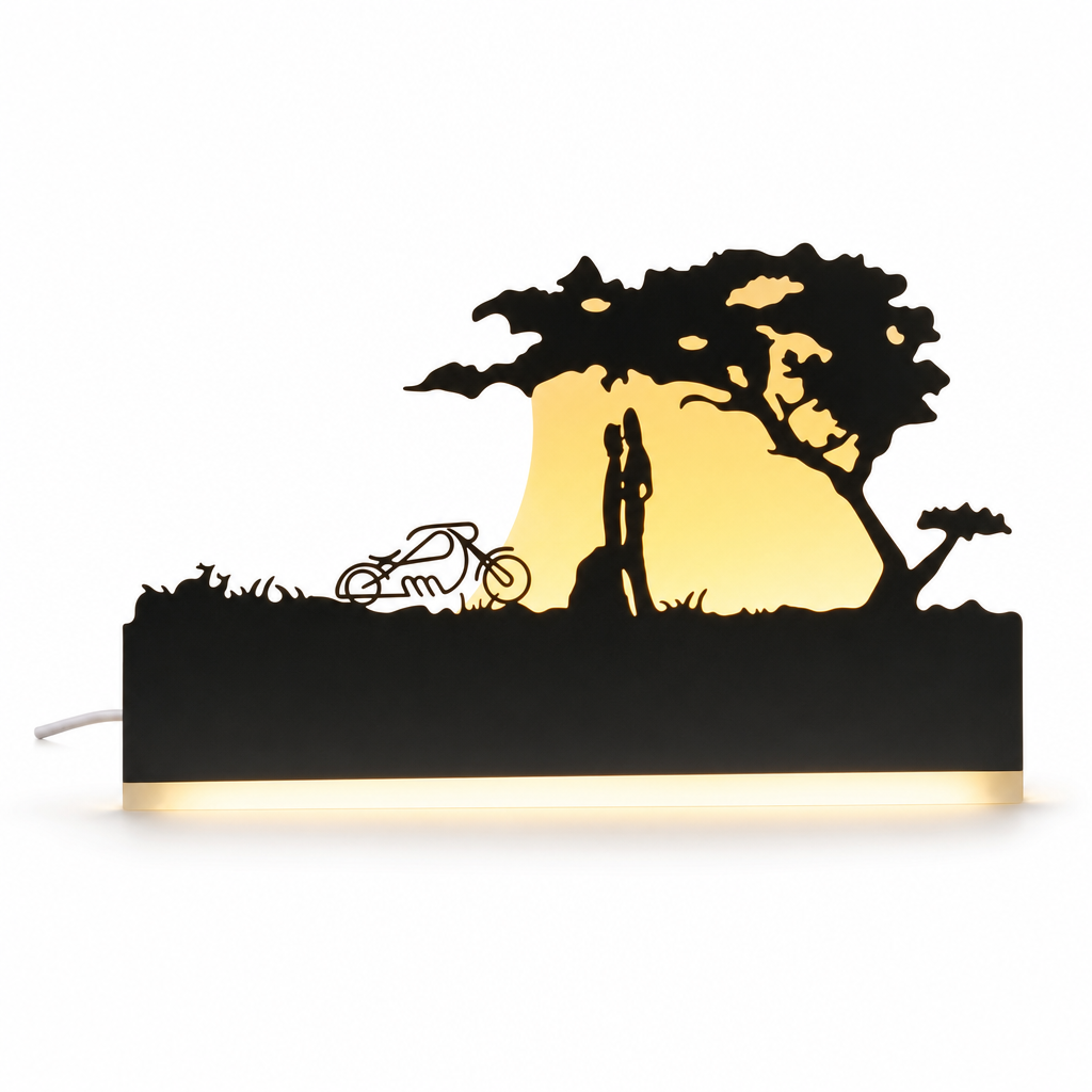 Decorative LED Wall Light | African Design | Warm & Cool Lighting Options | Indoor Accent Fixture