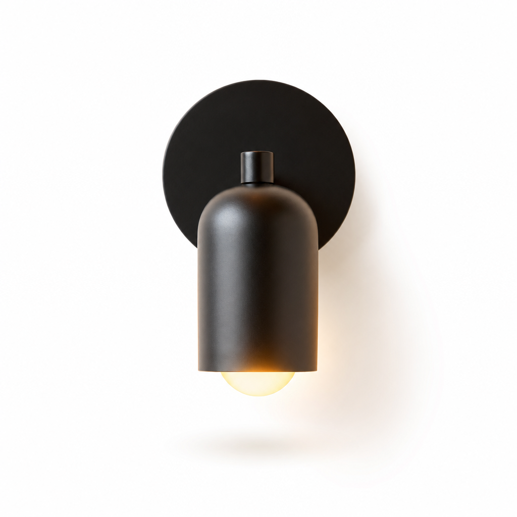 Minimalist Metal LED Wall Lamp | Indoor Light Fixture | Elegant Design | Warm White Lighting
