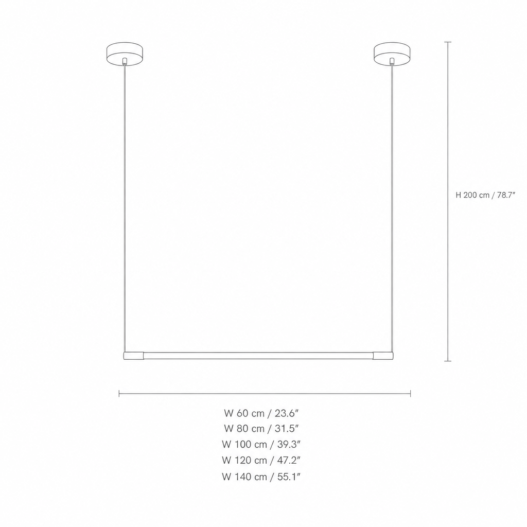 Margot | Black Linear Pendant