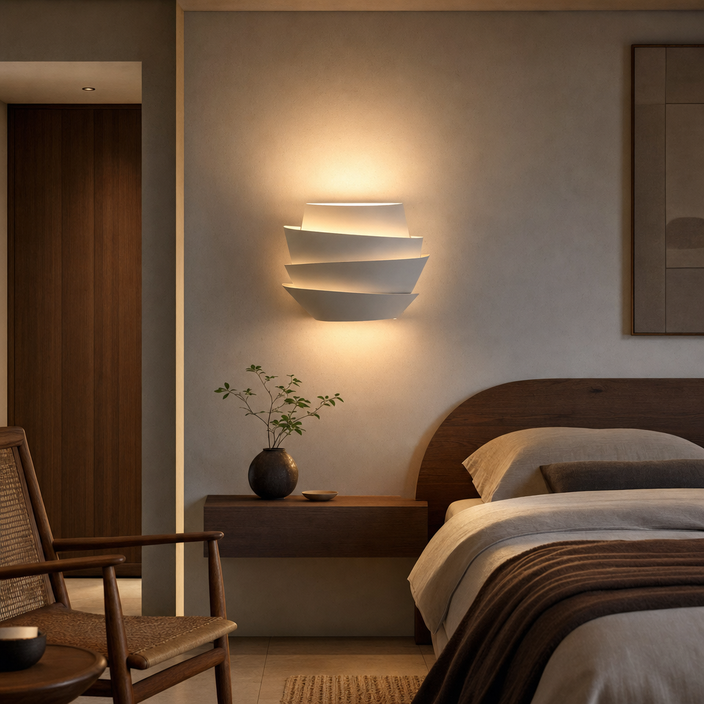 Luminique | Scandinavian Iron Wall Lamp | Double Light Points | Modern Minimalist Design | Home Lighting Fixture