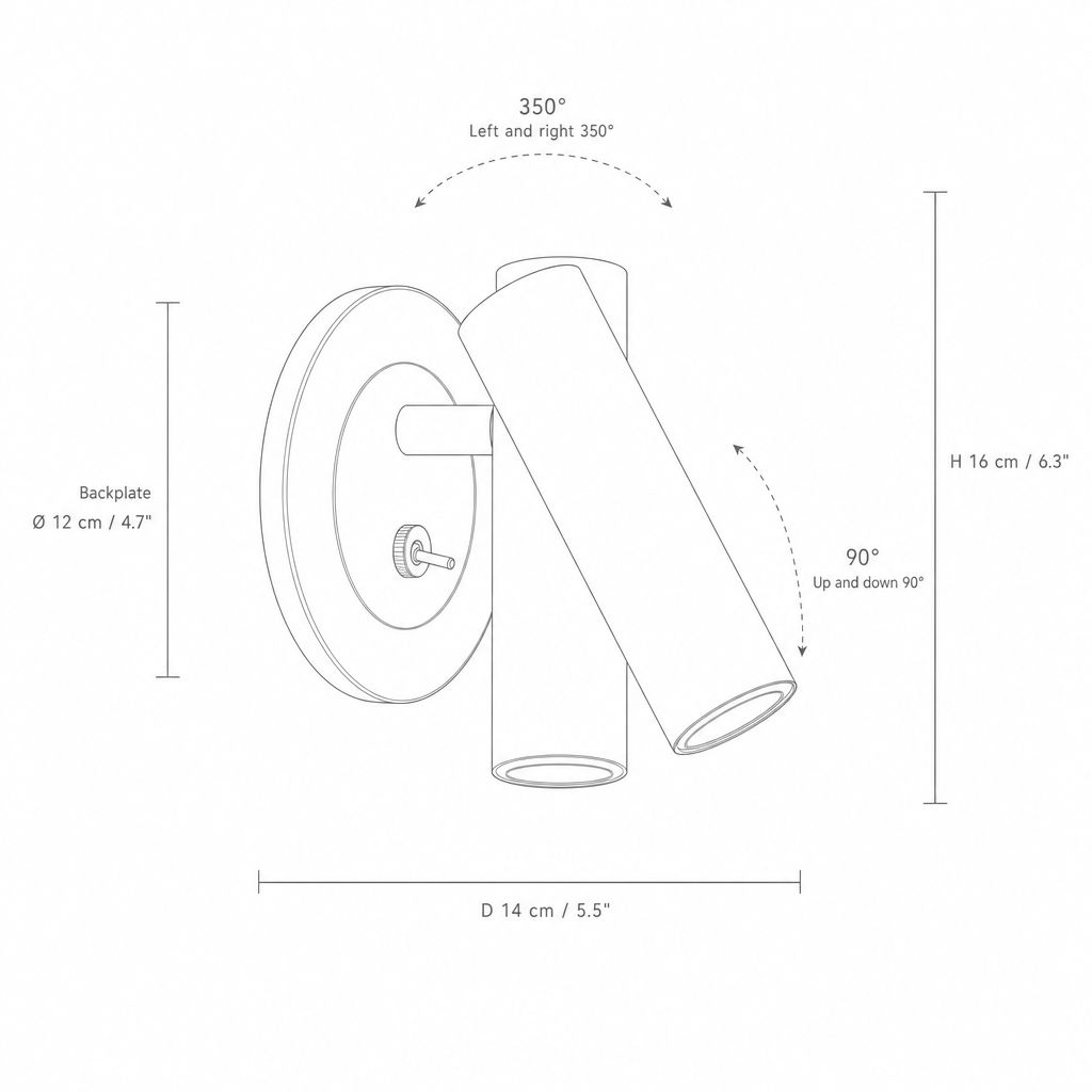 Naomi | Metal Wall Light
