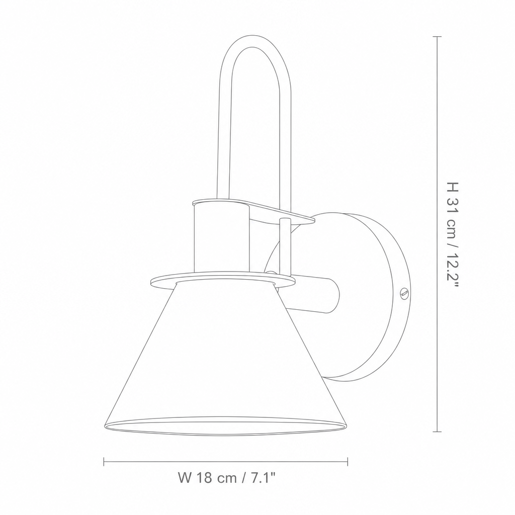Ivy | Matte Black Wall Sconce