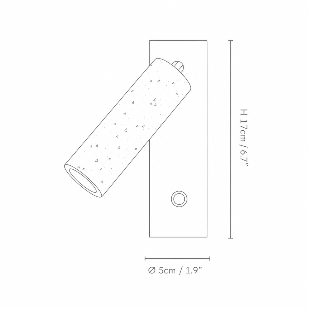 Vivienne | Travertine Wall Lamp