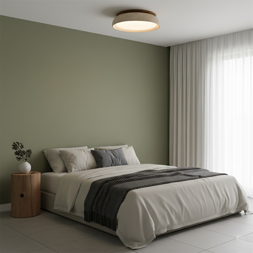 Pearl | Travertine Ceiling Light