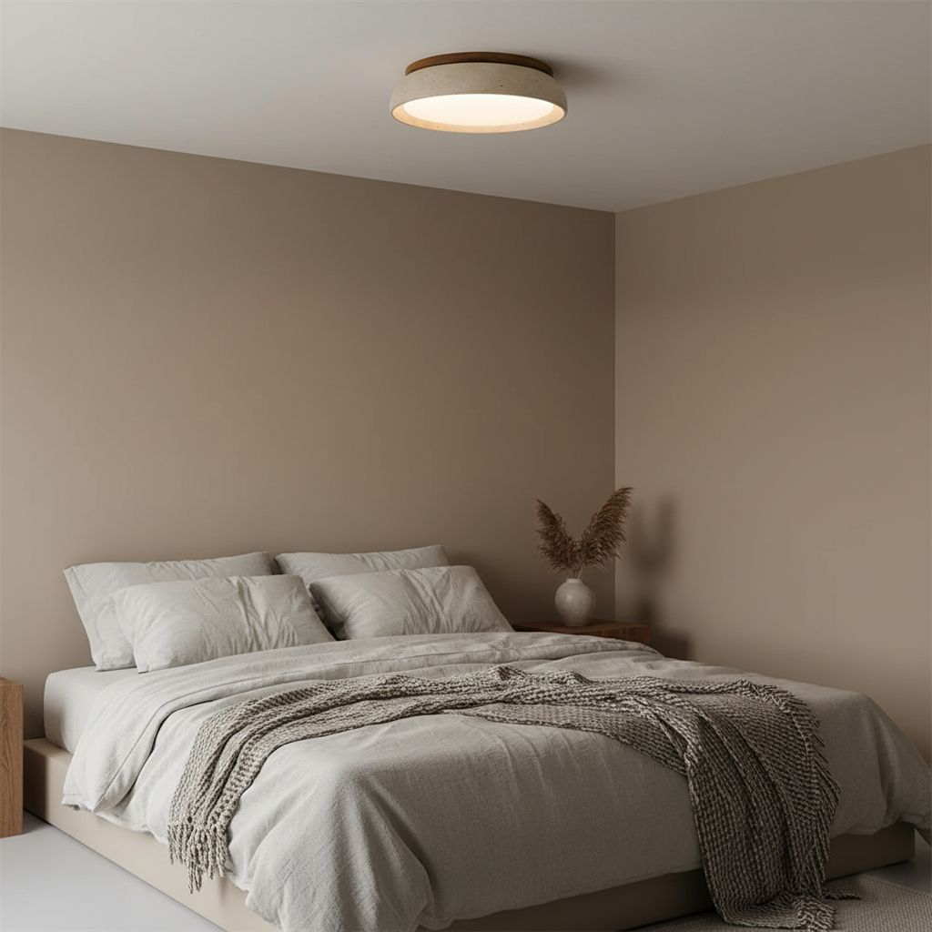 Pearl | Travertine Ceiling Light