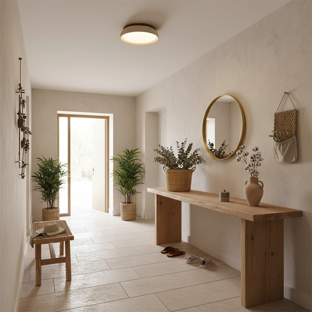 Pearl | Travertine Ceiling Light