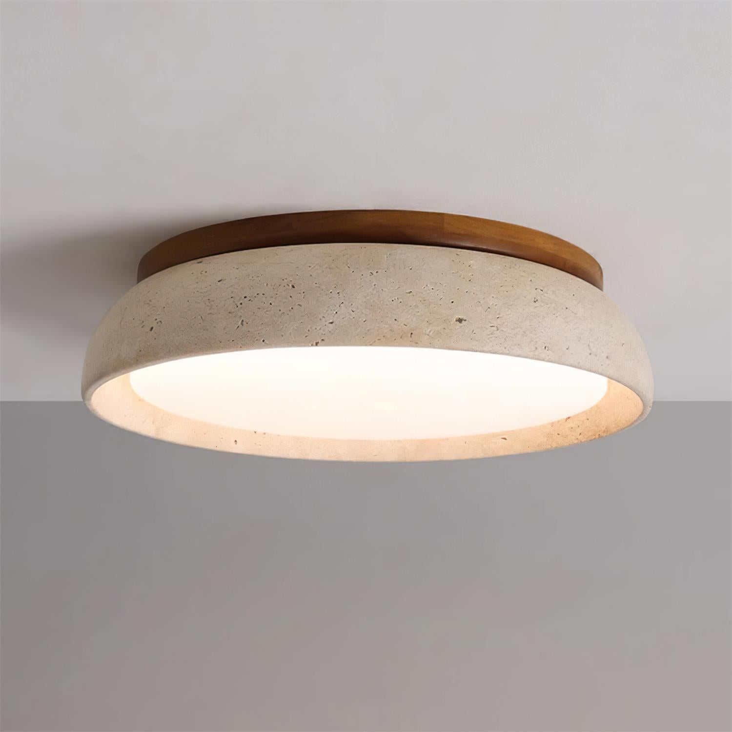 Pearl | Travertine Ceiling Light