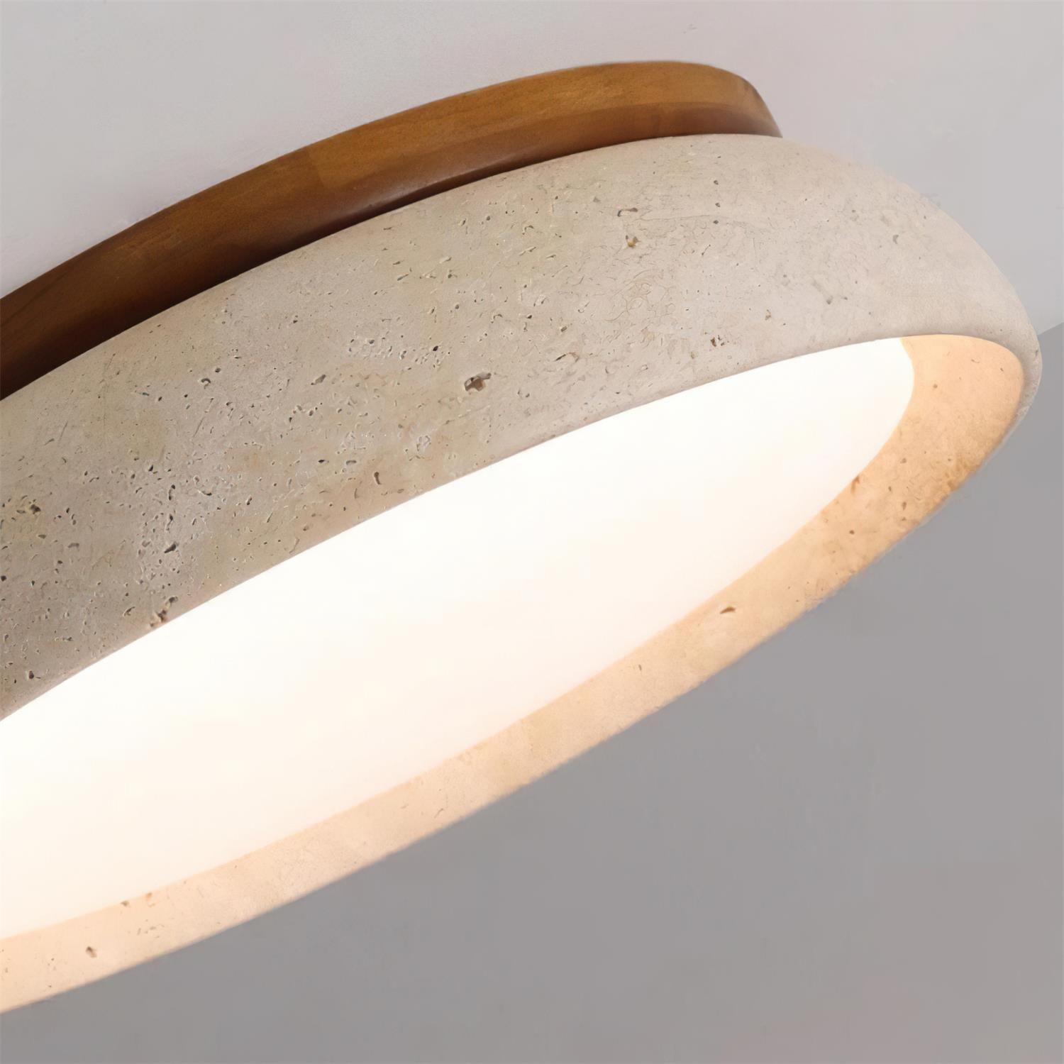 Pearl | Travertine Ceiling Light