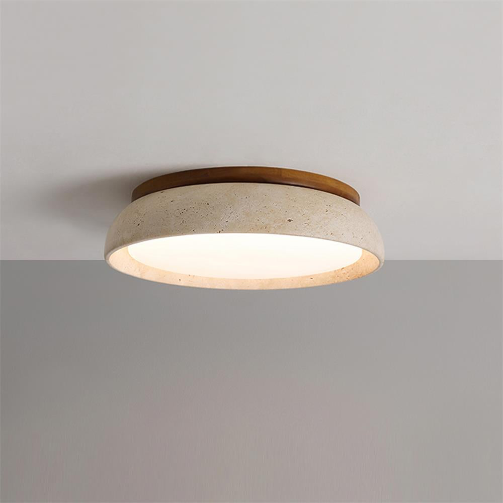 Pearl | Travertine Ceiling Light