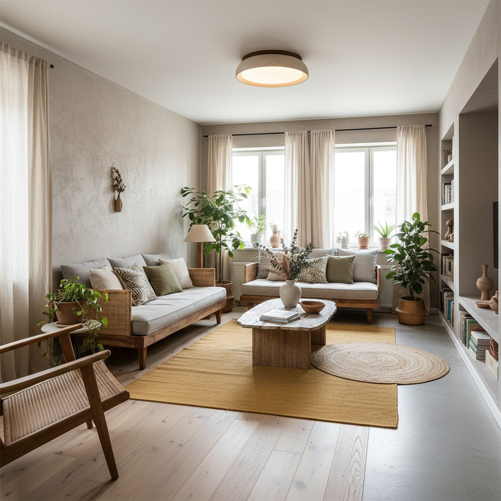 Pearl | Travertine Ceiling Light