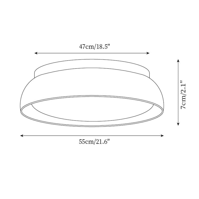 Pearl | Travertine Ceiling Light