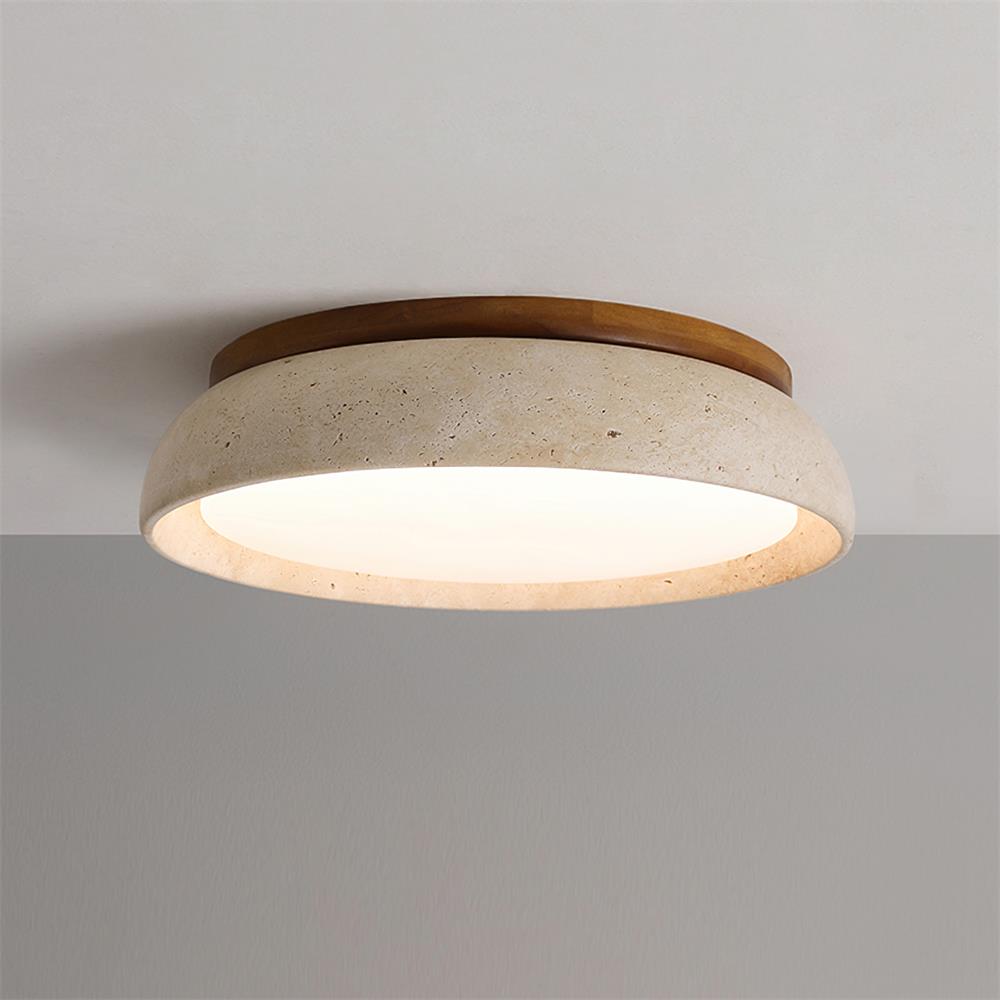 Pearl | Travertine Ceiling Light