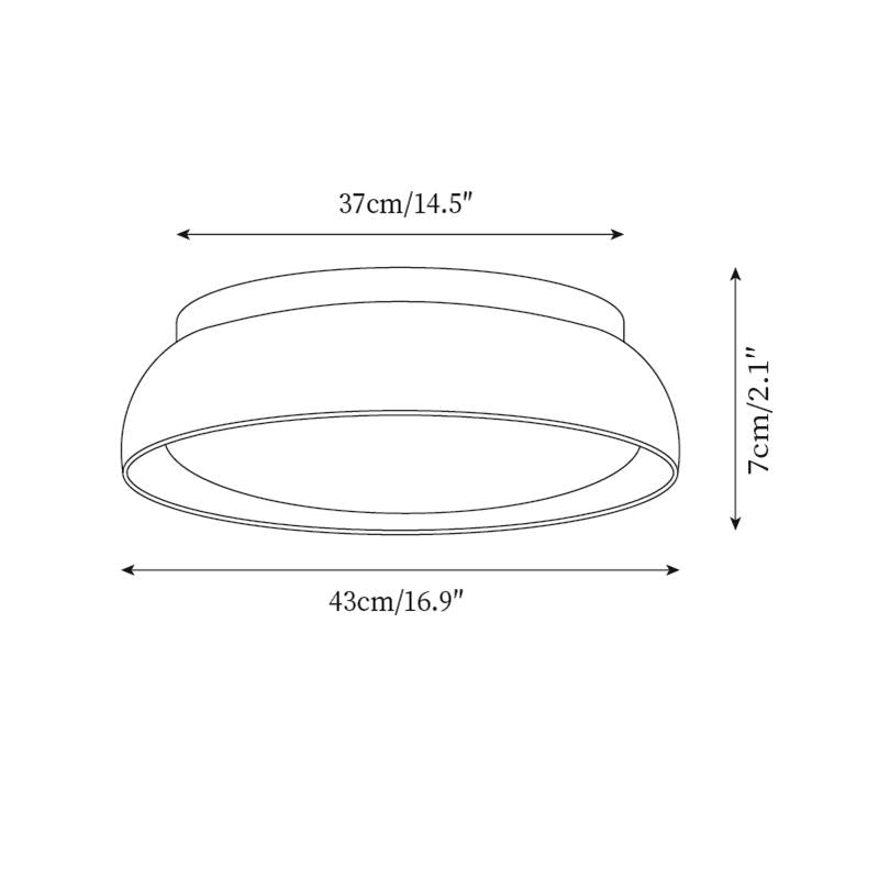 Pearl | Travertine Ceiling Light