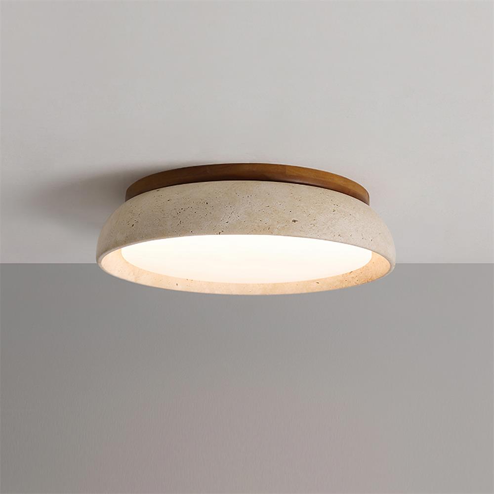 Pearl | Travertine Ceiling Light
