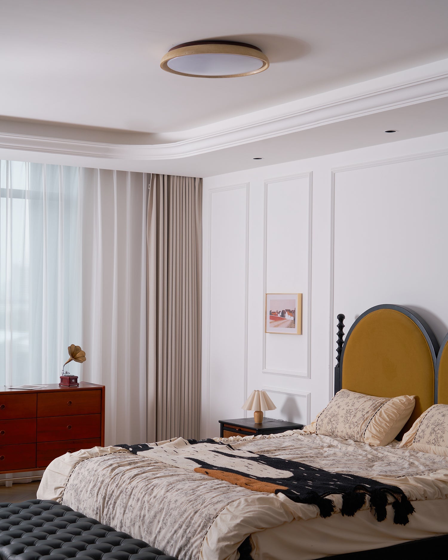 Pearl | Travertine Ceiling Light