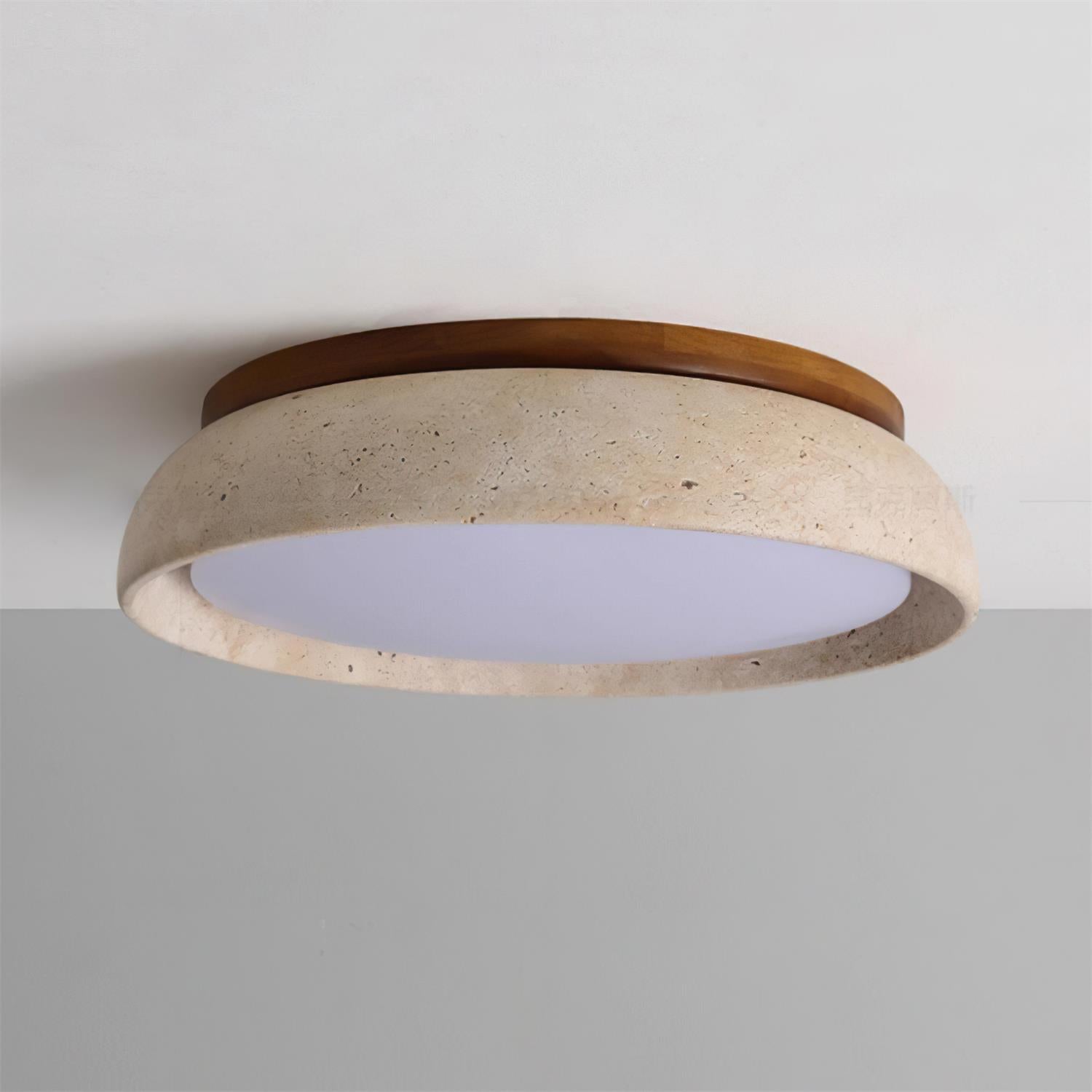 Pearl | Travertine Ceiling Light