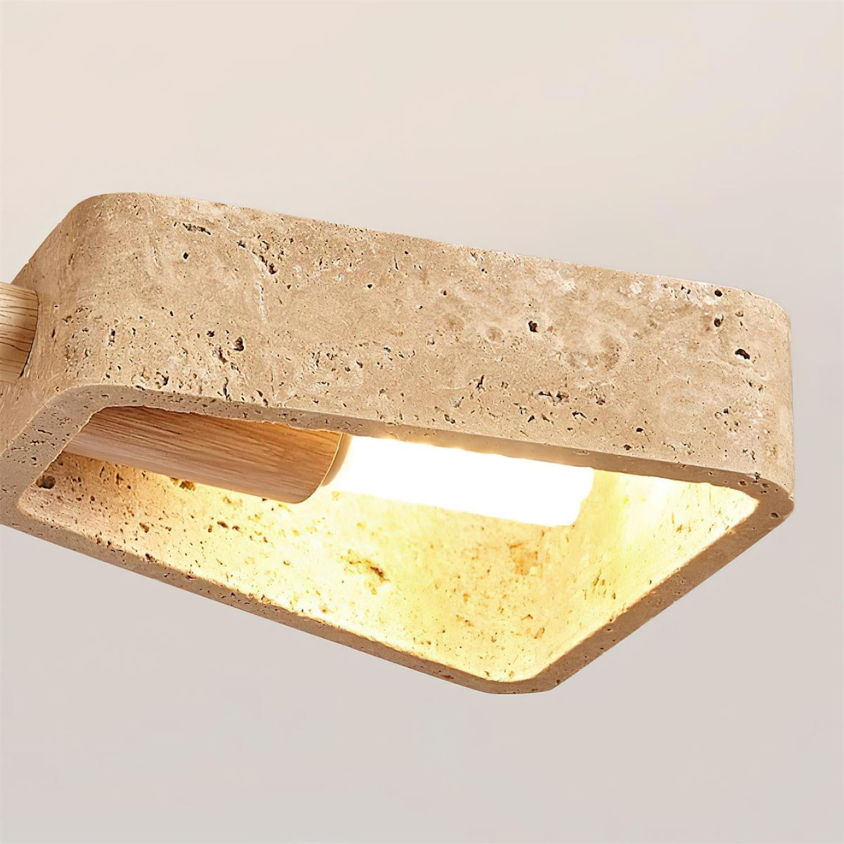 Flora | Travertine Ceiling Light