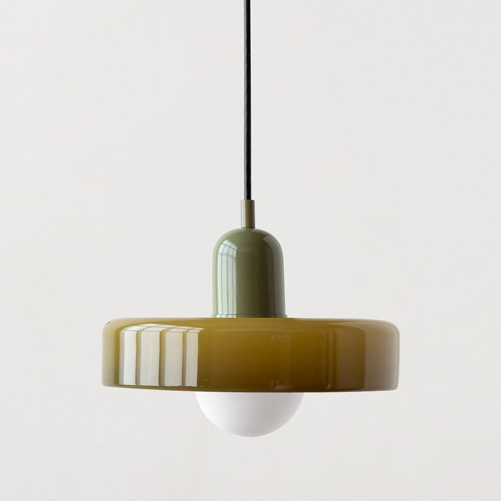 Artistic Ceiling Light | Colored Glass Design | Adjustable Hanging | Modern Home Decor Lighting