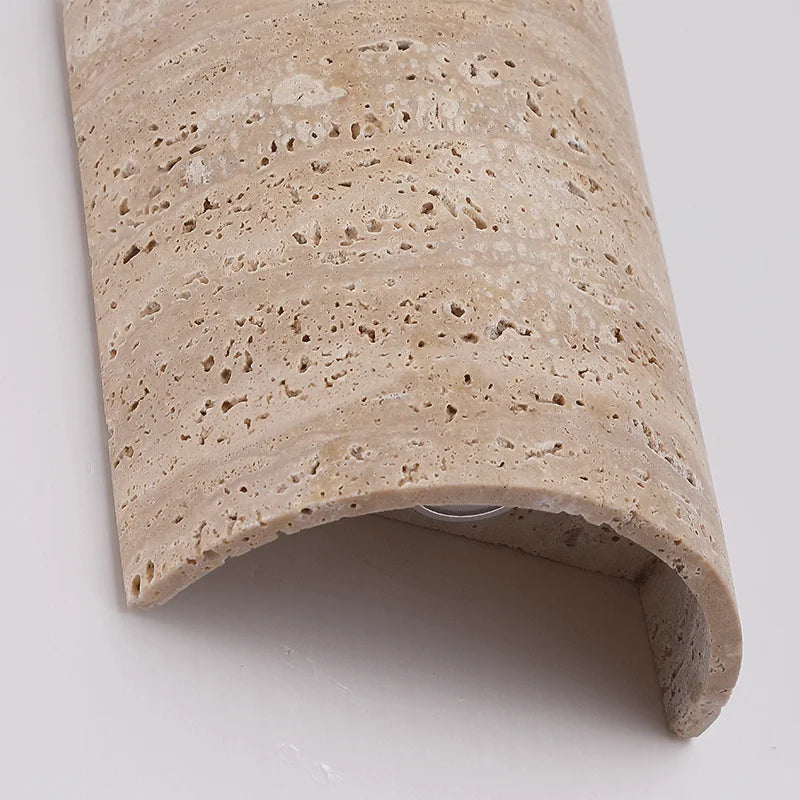 Cressida | Travertine Wall Lamp