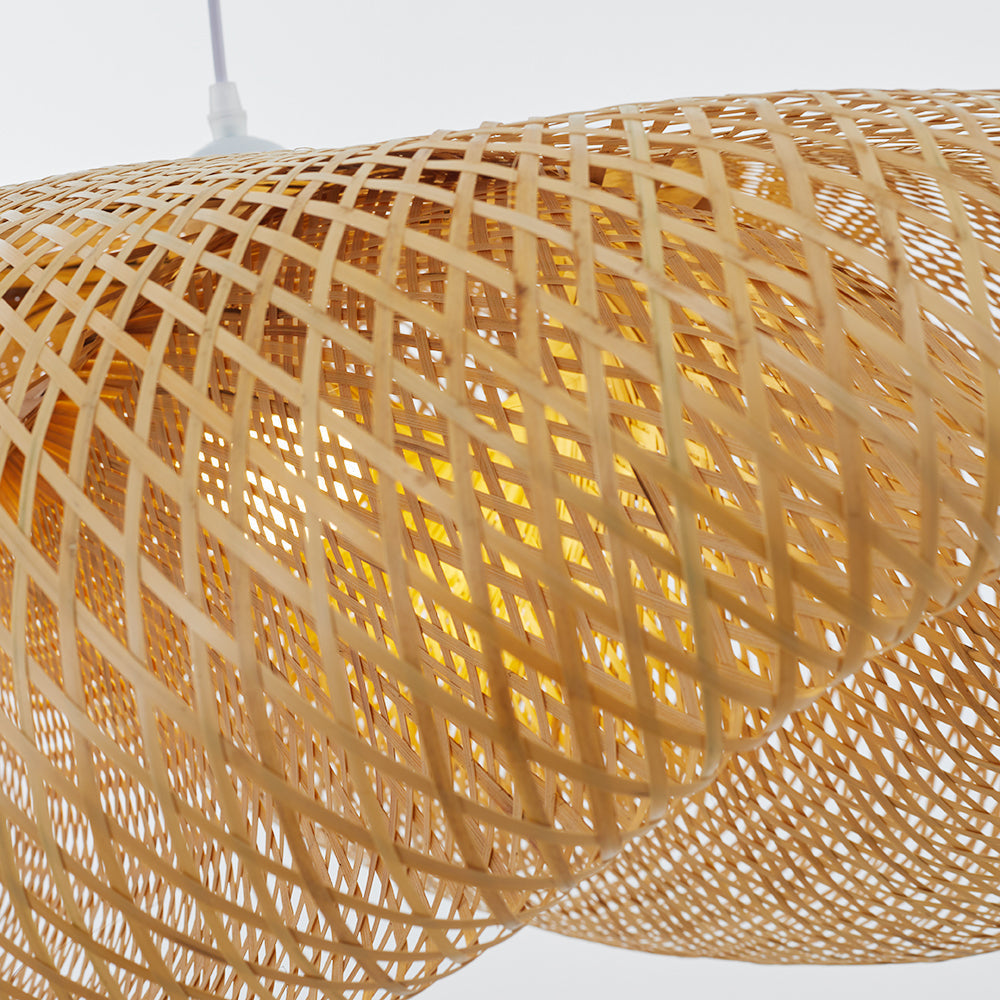Megan | Bamboo & Wood Pendant