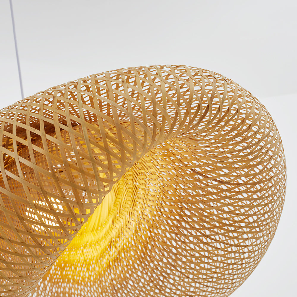 Megan | Bamboo & Wood Pendant