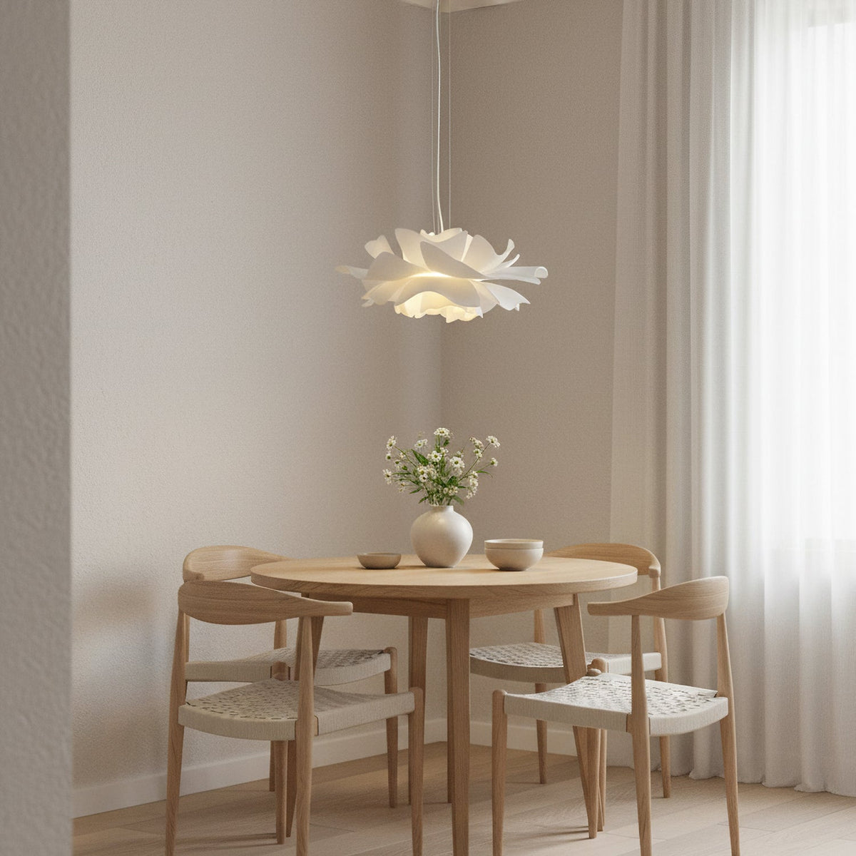 Fern | White Pendant