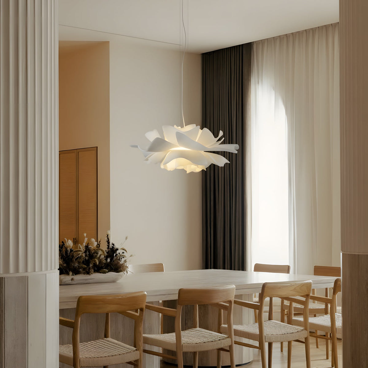 Fern | White Pendant