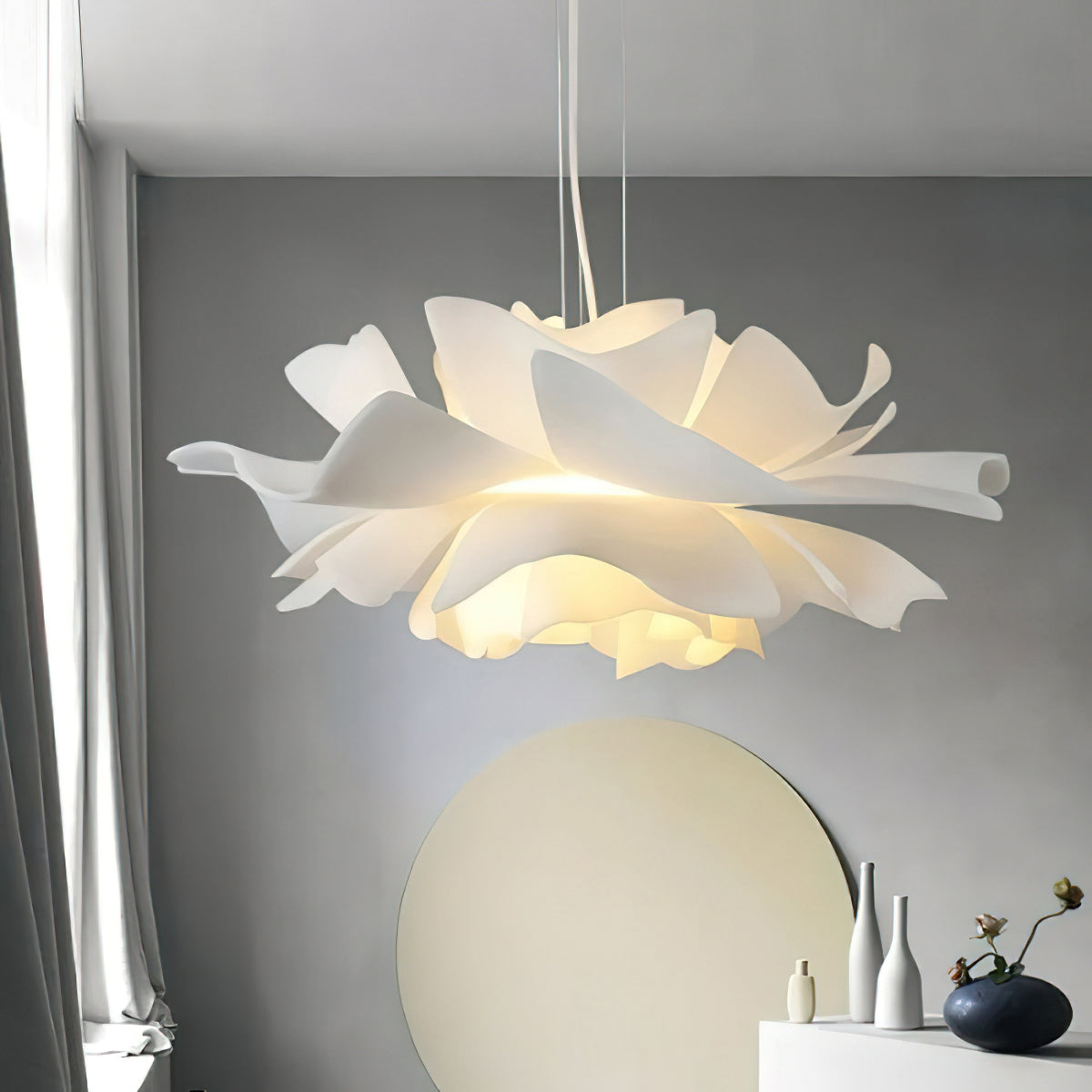 Fern | White Pendant