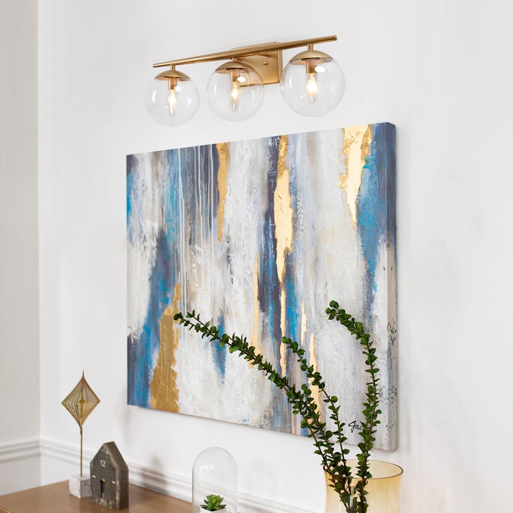 Verity | Gold 3-Light Vanity Light