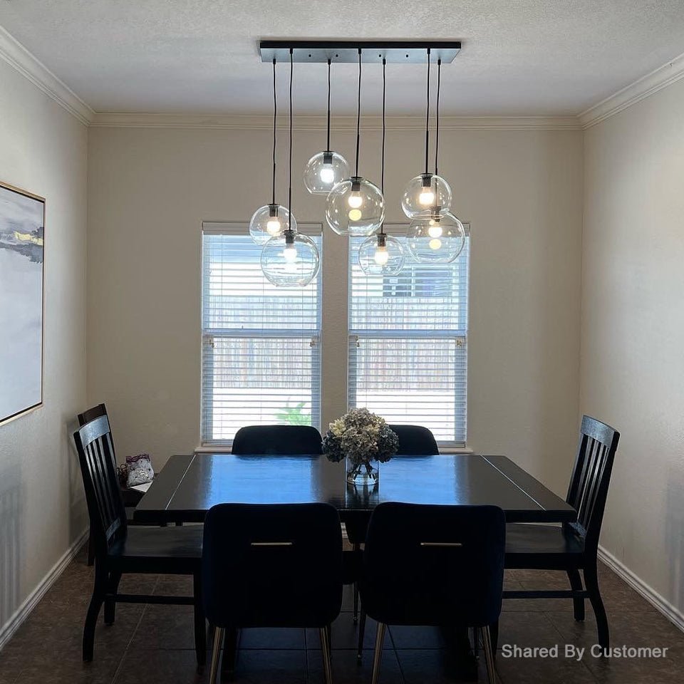 Elsie | Glass Globe Chandelier