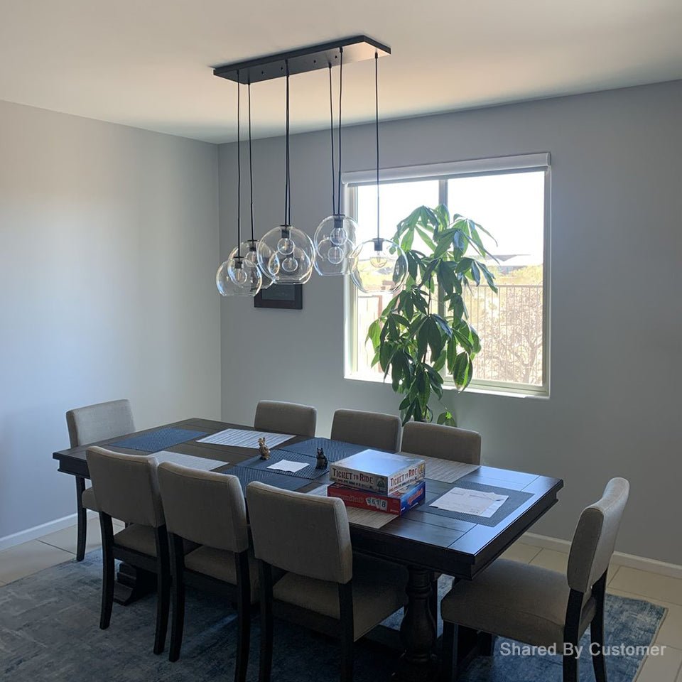 Elsie | Glass Globe Chandelier