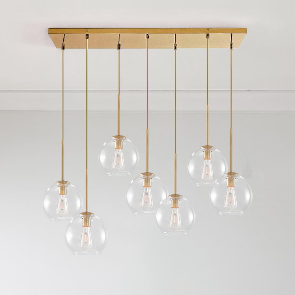 Elsie | Glass Globe Chandelier