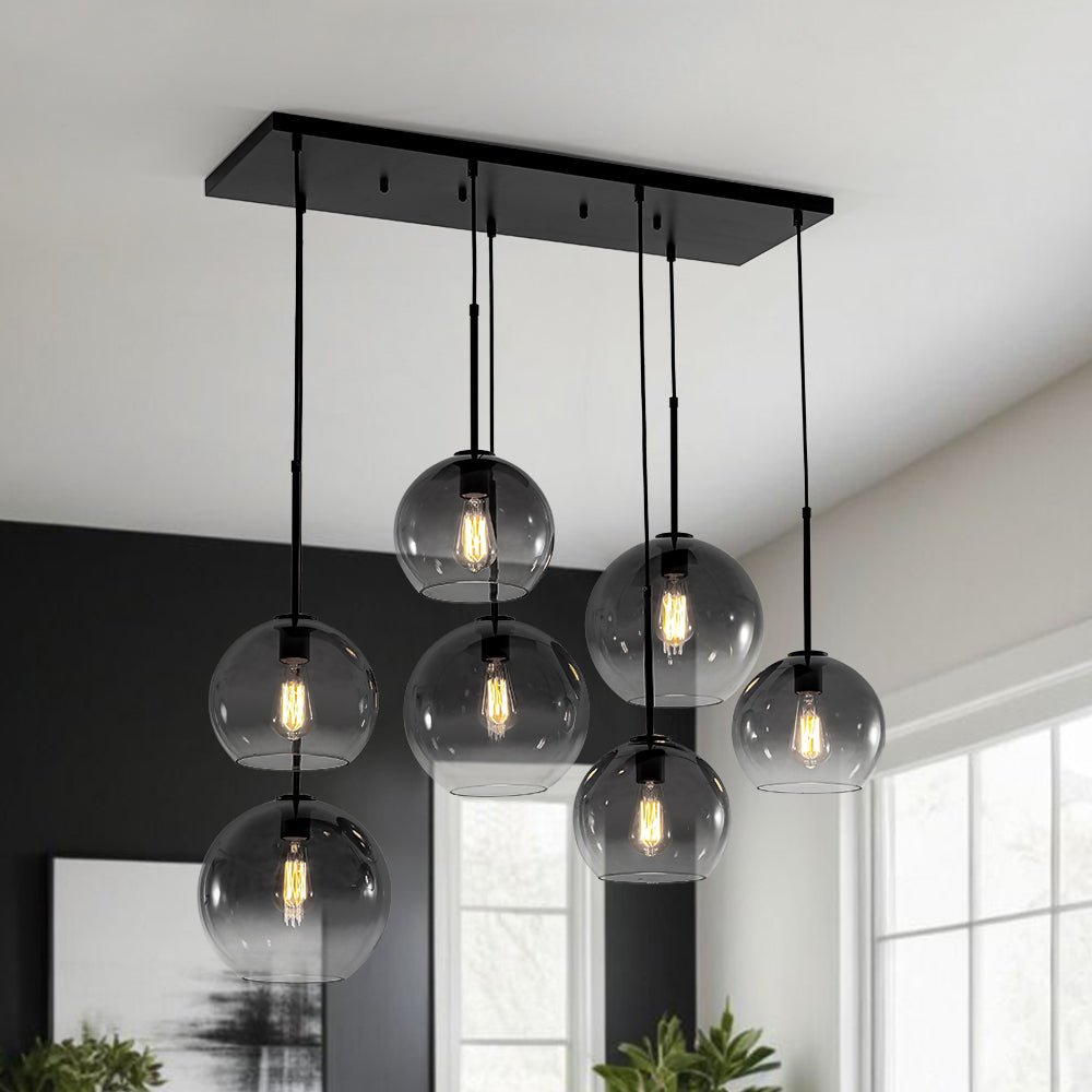 Elsie | Glass Globe Chandelier
