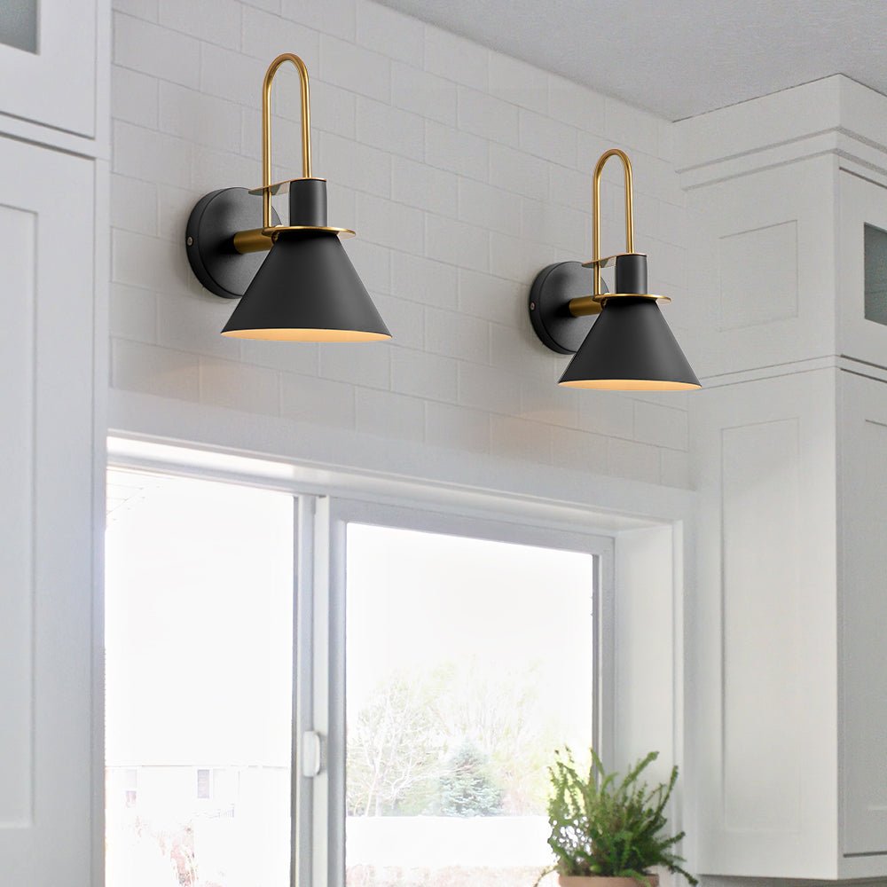 Ivy | Matte Black Wall Sconce