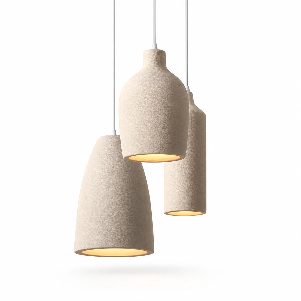 Gia | Matte Beige Pendant