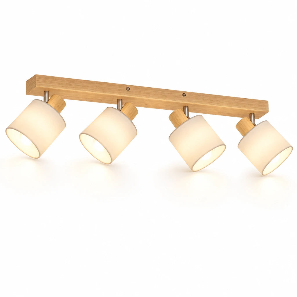 Edwina | Natural Wood Ceiling Spotlight