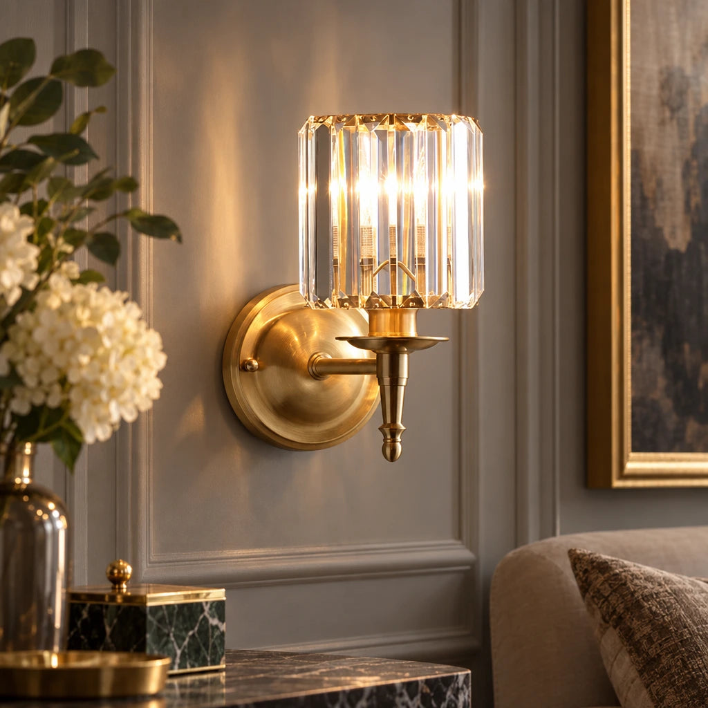 Amber | Crystal Wall Lamp