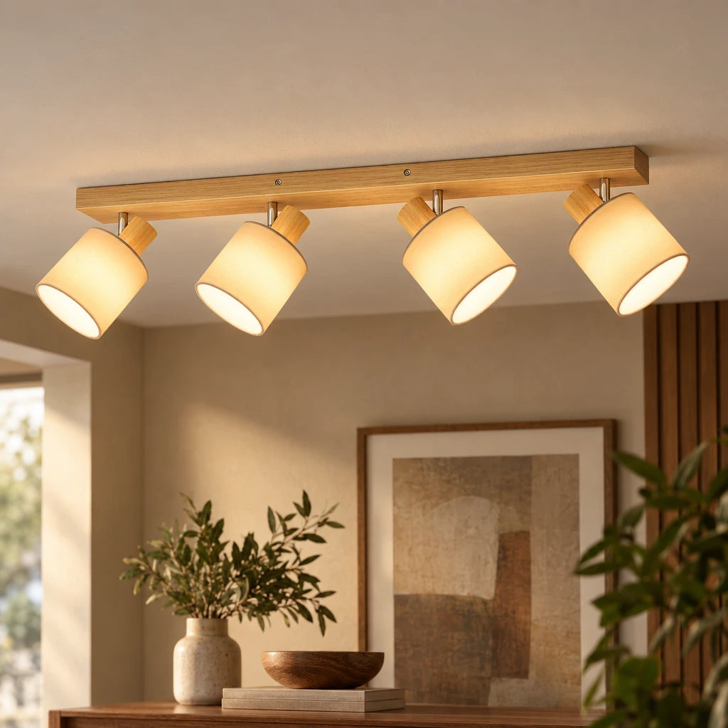 Edwina | Natural Wood Ceiling Spotlight
