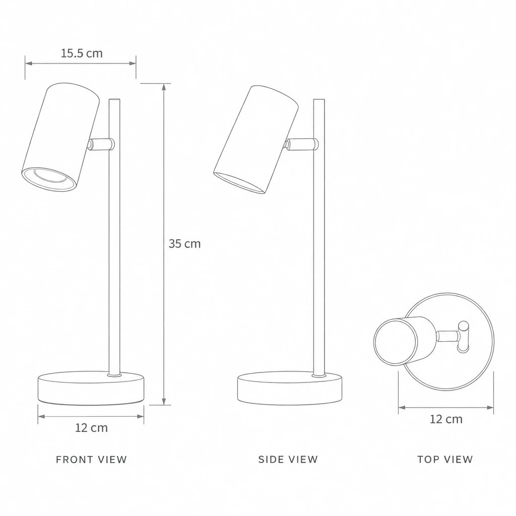 Alba | Black Table Lamp